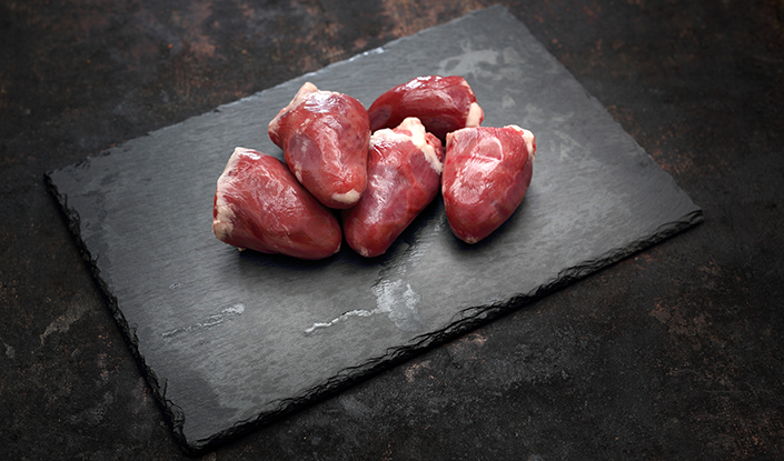 Carne e interiora nutrienti