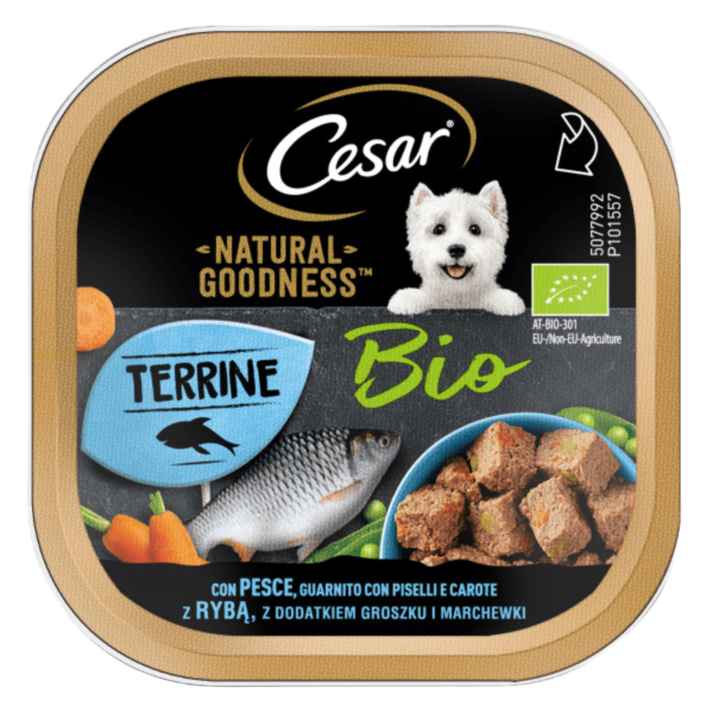 Natural Goodness Terrine Bio Pesce, Piselli e Carote image