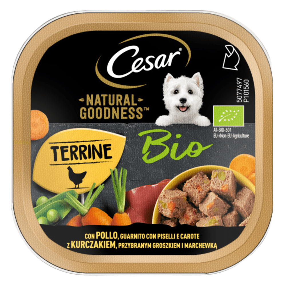 Natural Goodness Terrine Bio Pollo, Piselli e Carote image 1