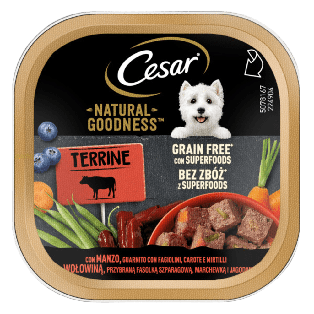 Natural Goodness Terrine Manzo, Fagiolini, Carote e Mirtilli image 1